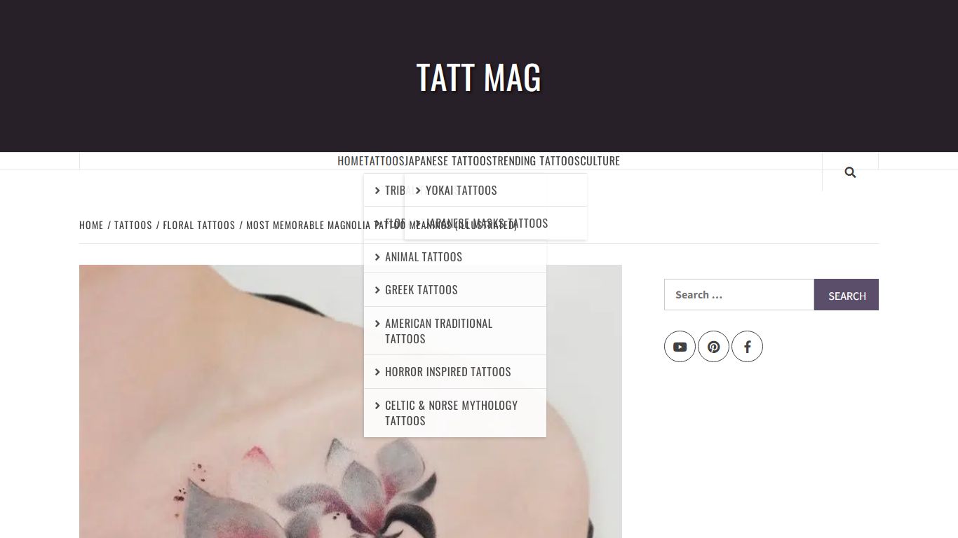 Most Memorable Magnolia Tattoo Meanings (Illustrated)